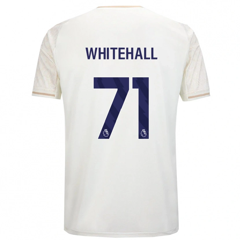 Danxen Mænd Archie Whitehall #71 Off White Sort Udebane Spillertrøjer 2025/26 Trøje T-Shirt