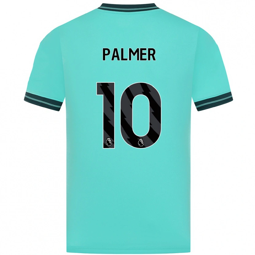 Danxen Mænd Jamila Palmer #10 Himmelblå Grøn Udebane Spillertrøjer 2025/26 Trøje T-Shirt