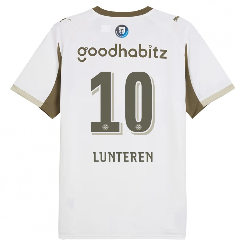 Danxen Mænd Desiree Van Lunteren #10 Hvid Grå Tredje Sæt Spillertrøjer 2025/26 Trøje T-Shirt