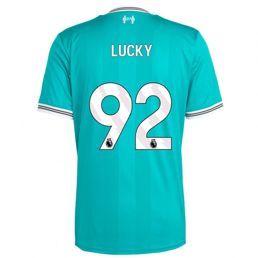 Danxen Mænd Wellity Lucky #92 Grøn Hvid Tredje Sæt Spillertrøjer 2025/26 Trøje T-Shirt