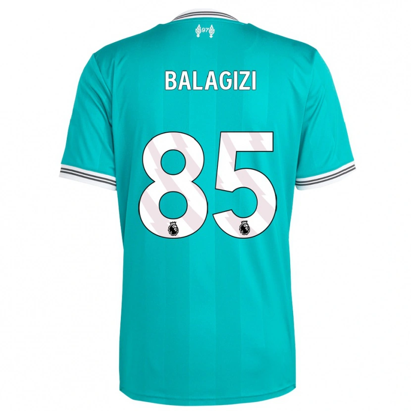 Danxen Mænd James Balagizi #85 Grøn Hvid Tredje Sæt Spillertrøjer 2025/26 Trøje T-Shirt