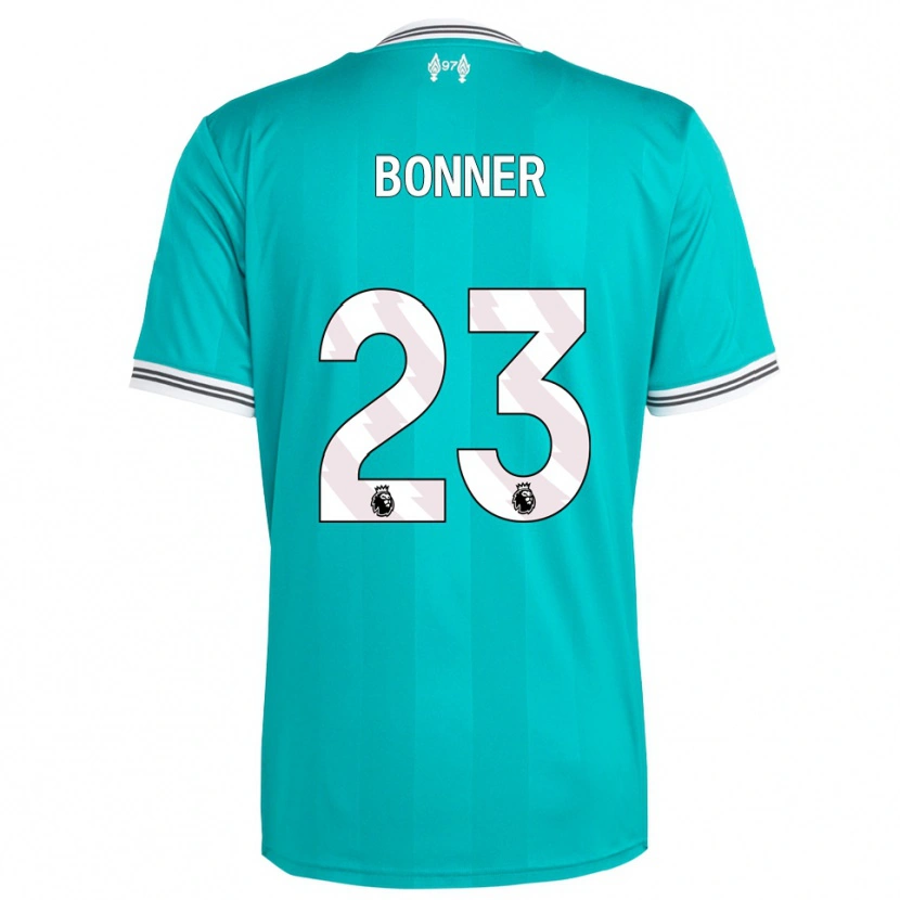 Danxen Mænd Gemma Bonner #23 Grøn Hvid Tredje Sæt Spillertrøjer 2025/26 Trøje T-Shirt