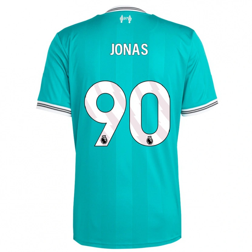 Danxen Mænd Lee Jonas #90 Grøn Hvid Tredje Sæt Spillertrøjer 2025/26 Trøje T-Shirt