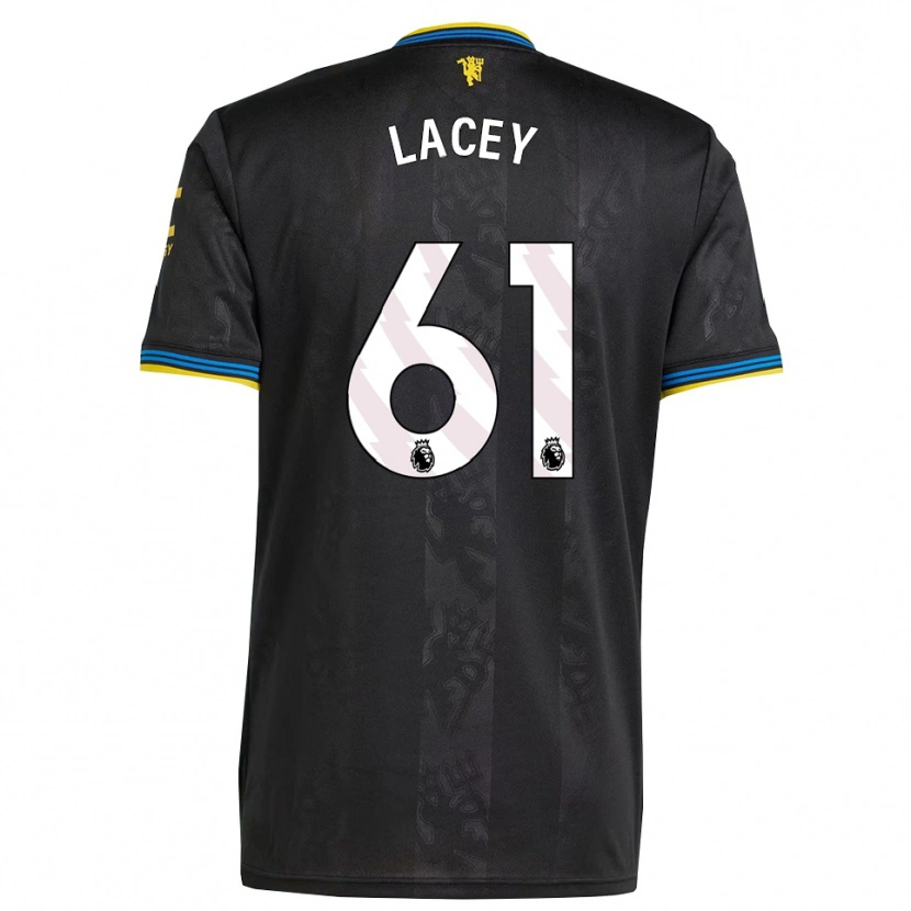 Danxen Mænd Shea Lacey #61 Sort Gul Blå Tredje Sæt Spillertrøjer 2025/26 Trøje T-Shirt