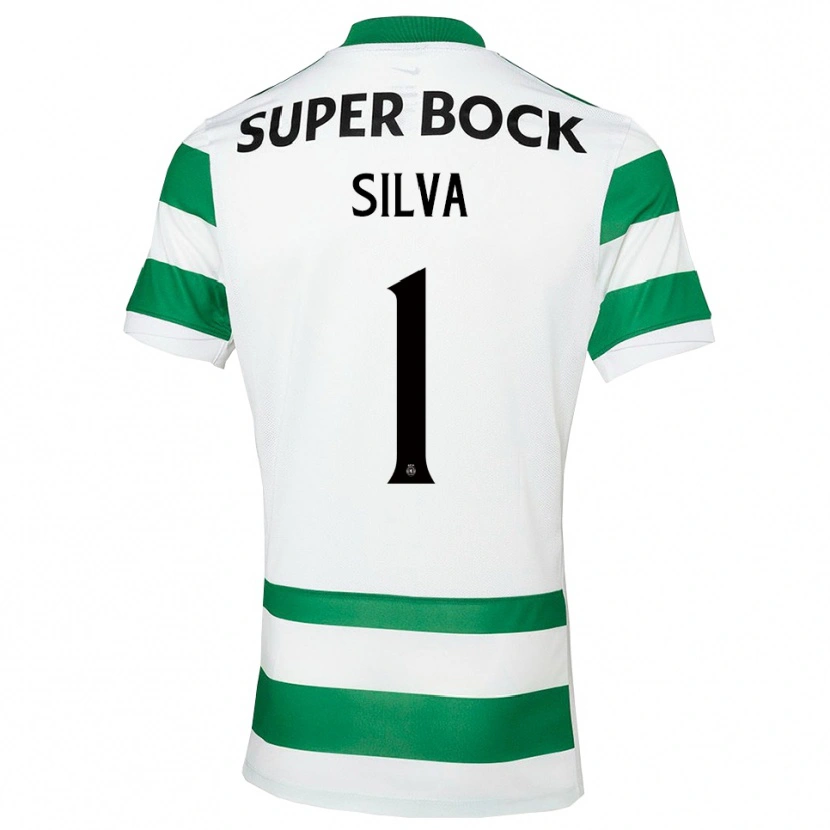 Danxen Kvinder Rui Silva #1 Grøn Hvid Hjemmebane Spillertrøjer 2025/26 Trøje T-Shirt