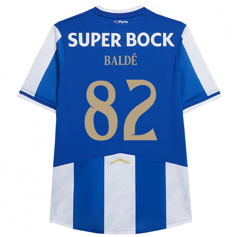 Danxen Kvinder Alfa Baldé #82 Blå Hvid Hjemmebane Spillertrøjer 2025/26 Trøje T-Shirt