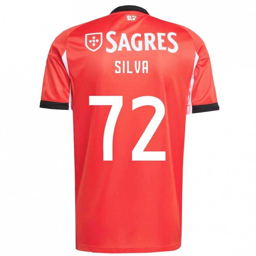 Danxen Kvinder Matilde Silva #72 Rød Hvid Hjemmebane Spillertrøjer 2025/26 Trøje T-Shirt
