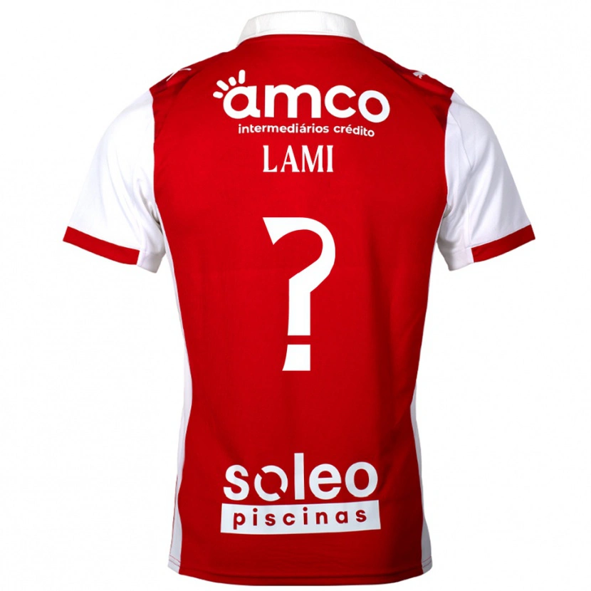 Danxen Kvinder Dário Lami #0 Rød Hvid Hjemmebane Spillertrøjer 2025/26 Trøje T-Shirt