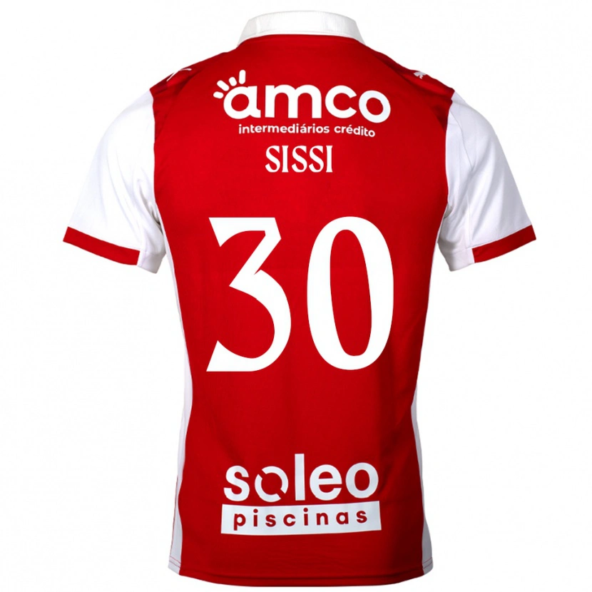 Danxen Kvinder Sissi #30 Rød Hvid Hjemmebane Spillertrøjer 2025/26 Trøje T-Shirt