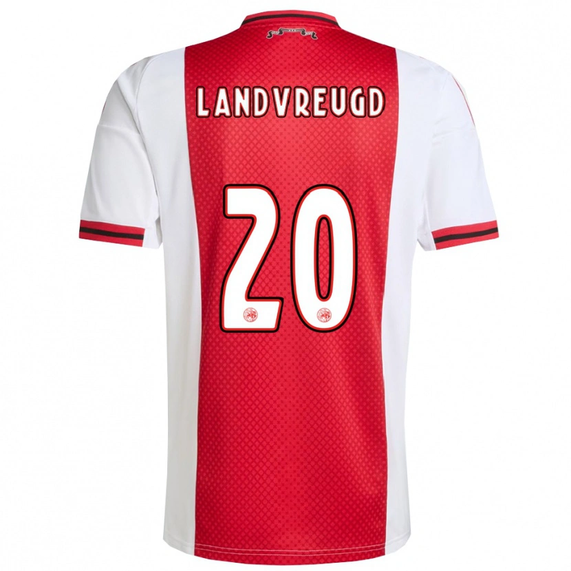 Danxen Kvinder Nafairon Landvreugd #20 Rød Hvid Hjemmebane Spillertrøjer 2025/26 Trøje T-Shirt