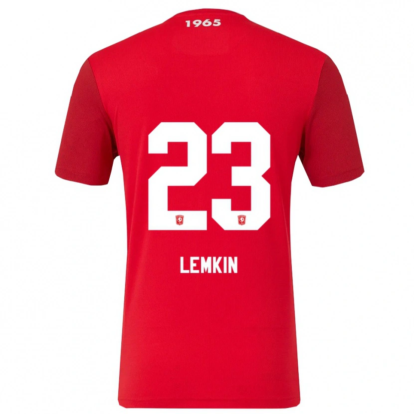 Danxen Kvinder Stav Lemkin #23 Rød Hvid Hjemmebane Spillertrøjer 2025/26 Trøje T-Shirt