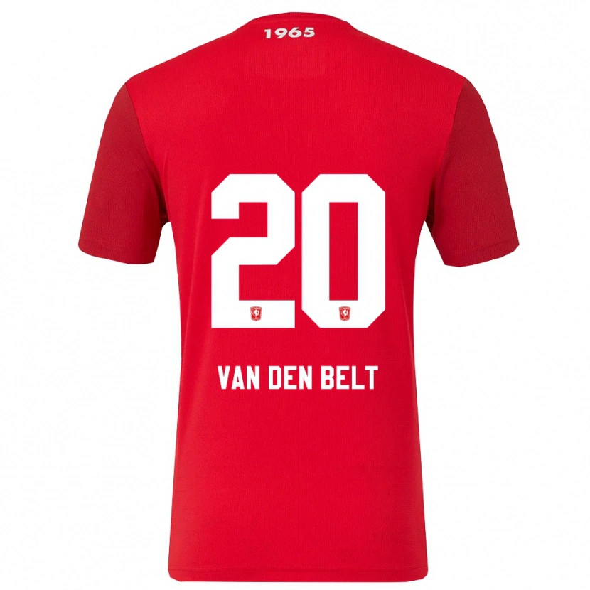 Danxen Kvinder Thomas Van Den Belt #20 Rød Hvid Hjemmebane Spillertrøjer 2025/26 Trøje T-Shirt