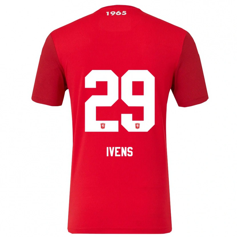 Danxen Kvinder Rose Ivens #29 Rød Hvid Hjemmebane Spillertrøjer 2025/26 Trøje T-Shirt