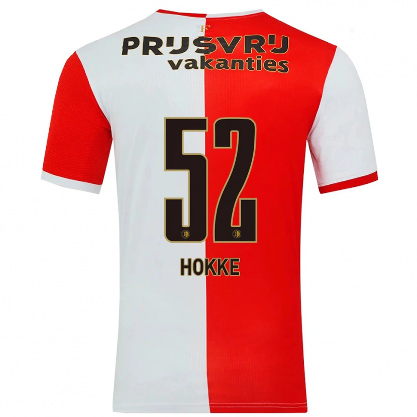 Danxen Kvinder Milan Hokke #52 Rød Hvid Hjemmebane Spillertrøjer 2025/26 Trøje T-Shirt