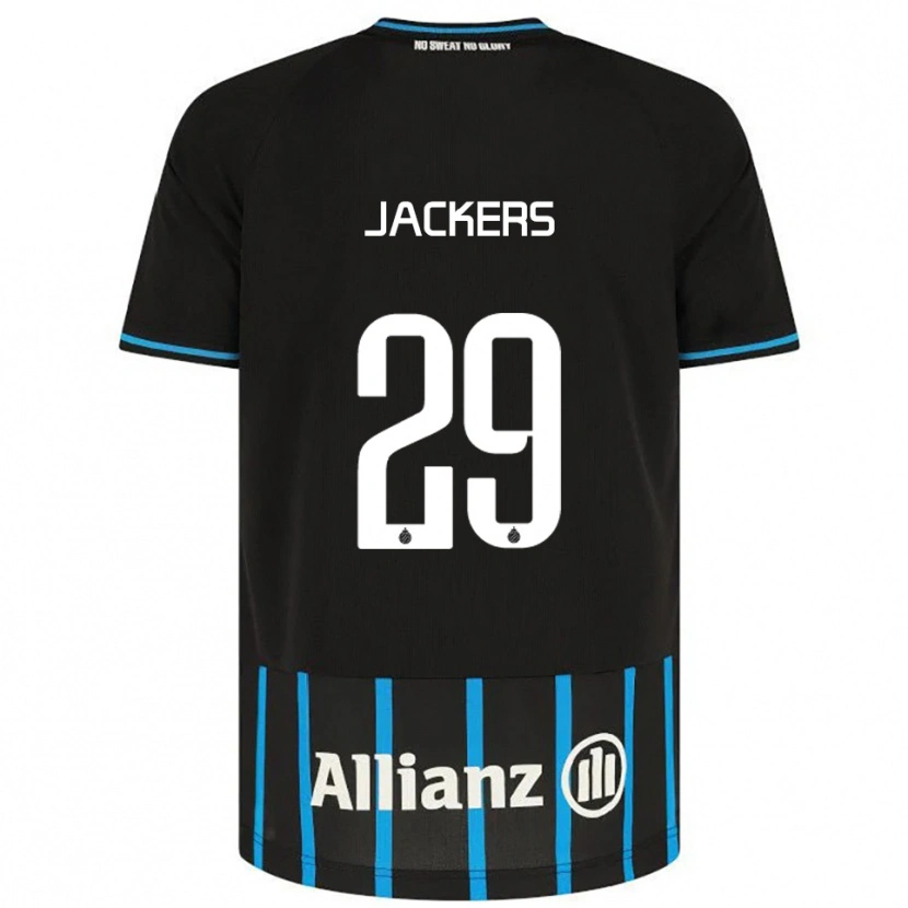 Danxen Kvinder Nordin Jackers #29 Sort Blå Hjemmebane Spillertrøjer 2025/26 Trøje T-Shirt