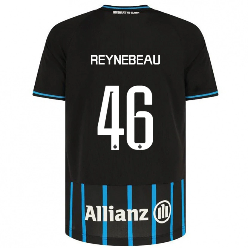 Danxen Kvinder Clementine Reynebeau #46 Sort Blå Hjemmebane Spillertrøjer 2025/26 Trøje T-Shirt
