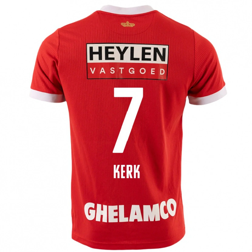 Danxen Kvinder Gyrano Kerk #7 Rød Hvid Hjemmebane Spillertrøjer 2025/26 Trøje T-Shirt