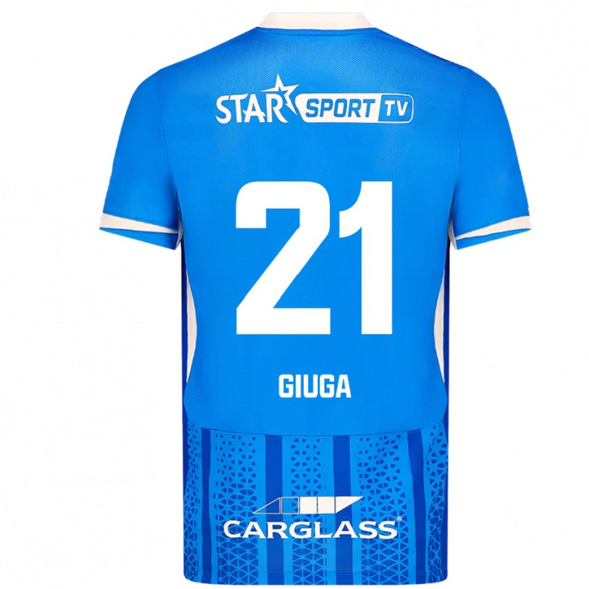 Danxen Kvinder Anissa Giuga #21 Blå Hvid Hjemmebane Spillertrøjer 2025/26 Trøje T-Shirt
