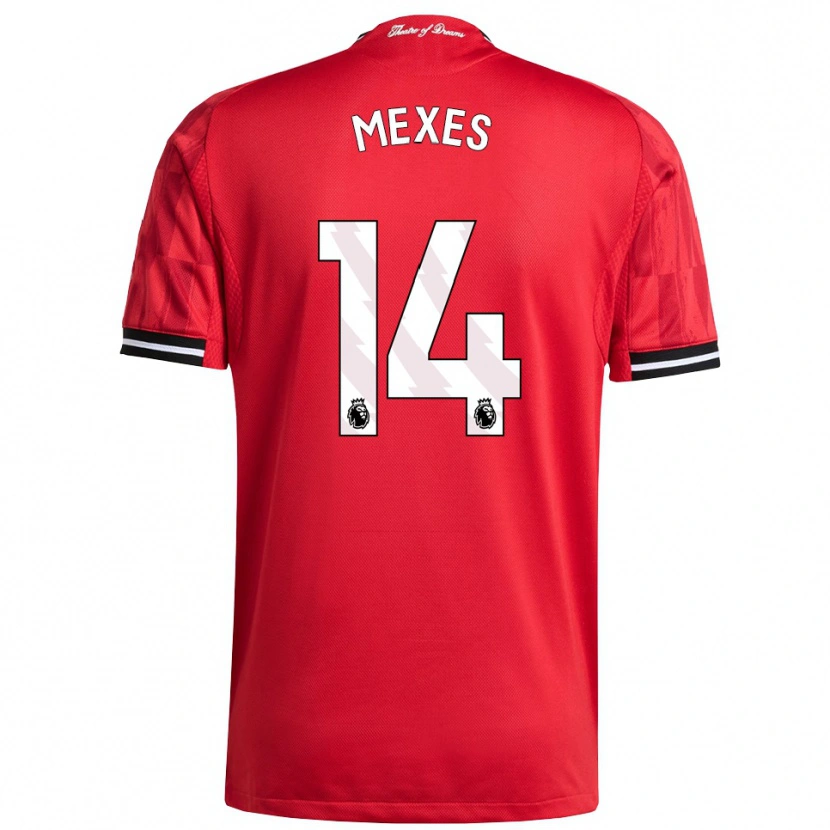 Danxen Kvinder Silva Mexes #14 Rød Sort Hvid Hjemmebane Spillertrøjer 2025/26 Trøje T-Shirt
