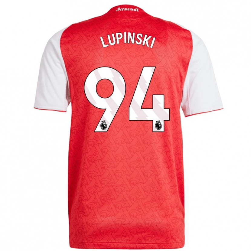 Danxen Kvinder Remi Lupinski #94 Rød Hvid Hjemmebane Spillertrøjer 2025/26 Trøje T-Shirt