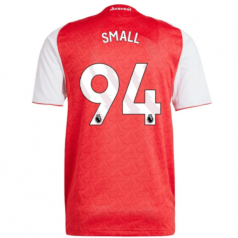 Danxen Kvinder Coby Small #94 Rød Hvid Hjemmebane Spillertrøjer 2025/26 Trøje T-Shirt