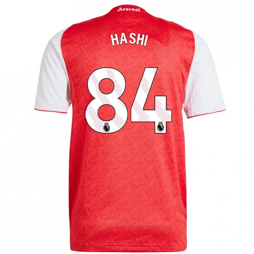 Danxen Kvinder Maalik Hashi #84 Rød Hvid Hjemmebane Spillertrøjer 2025/26 Trøje T-Shirt