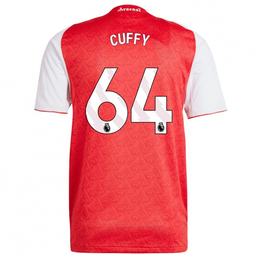 Danxen Kvinder Brooke Norton Cuffy #64 Rød Hvid Hjemmebane Spillertrøjer 2025/26 Trøje T-Shirt