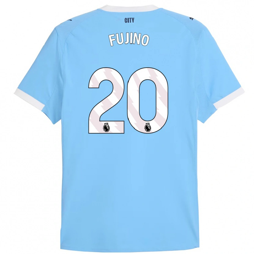 Danxen Kvinder Aoba Fujino #20 Himmelblå Hvid Hjemmebane Spillertrøjer 2025/26 Trøje T-Shirt