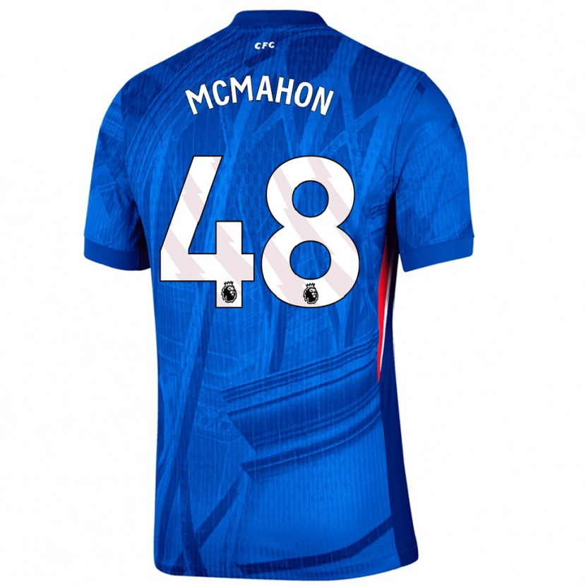 Danxen Kvinder Harrison Mcmahon #48 Blå Hvid Hjemmebane Spillertrøjer 2025/26 Trøje T-Shirt