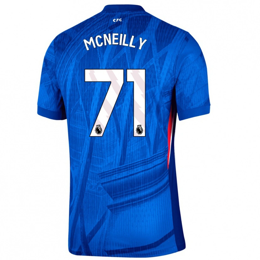 Danxen Kvinder Donnell Mcneilly #71 Blå Hvid Hjemmebane Spillertrøjer 2025/26 Trøje T-Shirt