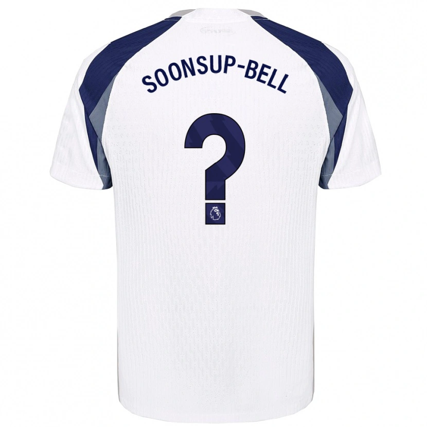 Danxen Kvinder Jude Soonsup-Bell #0 Hvid Navy Hjemmebane Spillertrøjer 2025/26 Trøje T-Shirt