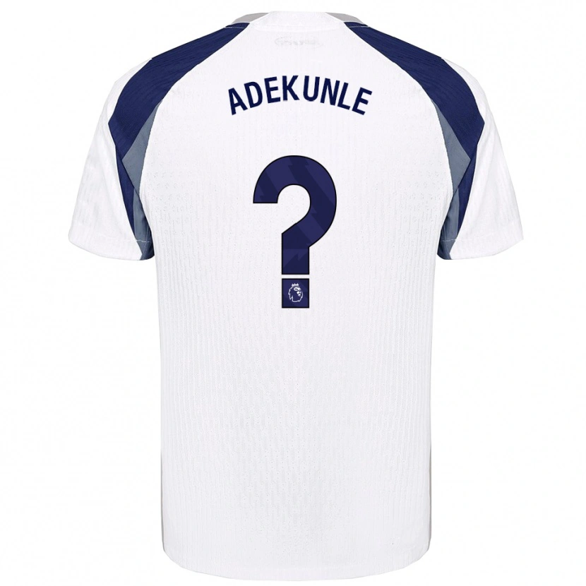 Danxen Kvinder Timileyin Adekunle #0 Hvid Navy Hjemmebane Spillertrøjer 2025/26 Trøje T-Shirt