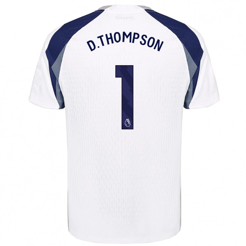 Danxen Kvinder Dylan Thompson #1 Hvid Navy Hjemmebane Spillertrøjer 2025/26 Trøje T-Shirt