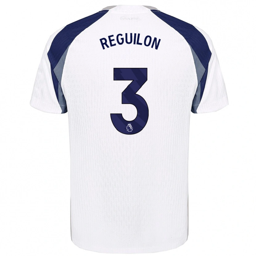 Danxen Kvinder Sergio Reguilon #3 Hvid Navy Hjemmebane Spillertrøjer 2025/26 Trøje T-Shirt