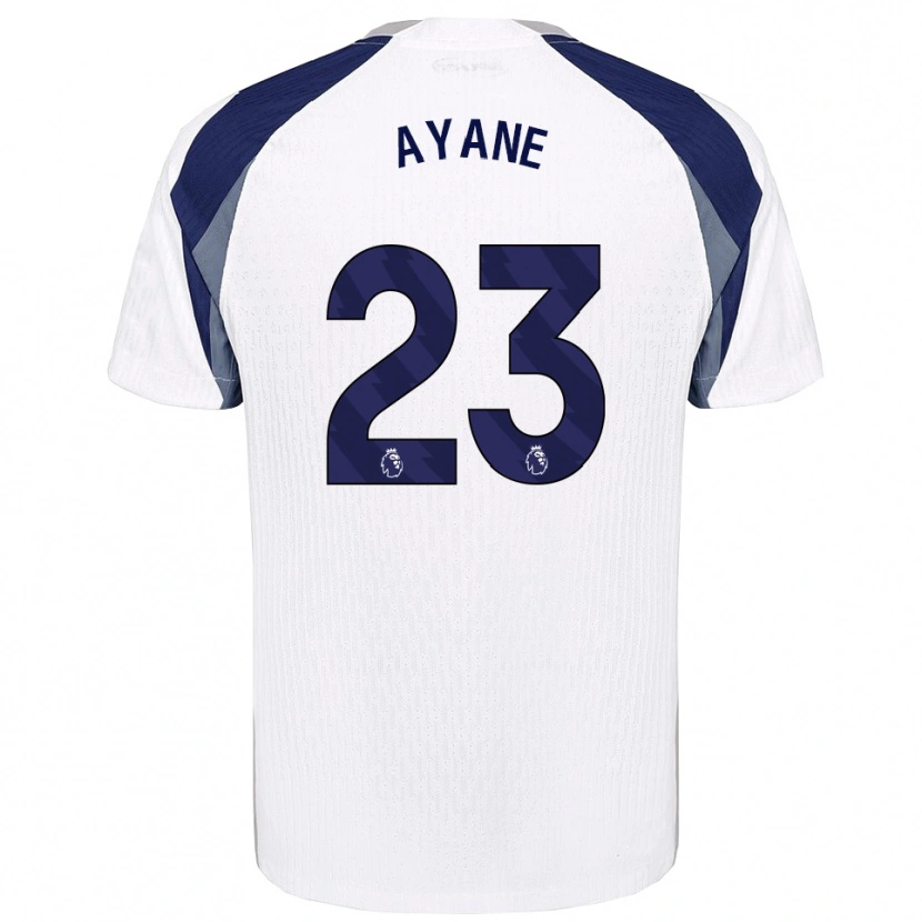 Danxen Kvinder Rosella Ayane #23 Hvid Navy Hjemmebane Spillertrøjer 2025/26 Trøje T-Shirt