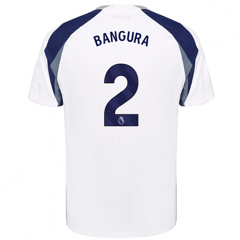 Danxen Kvinder Samal Bangura #2 Hvid Navy Hjemmebane Spillertrøjer 2025/26 Trøje T-Shirt