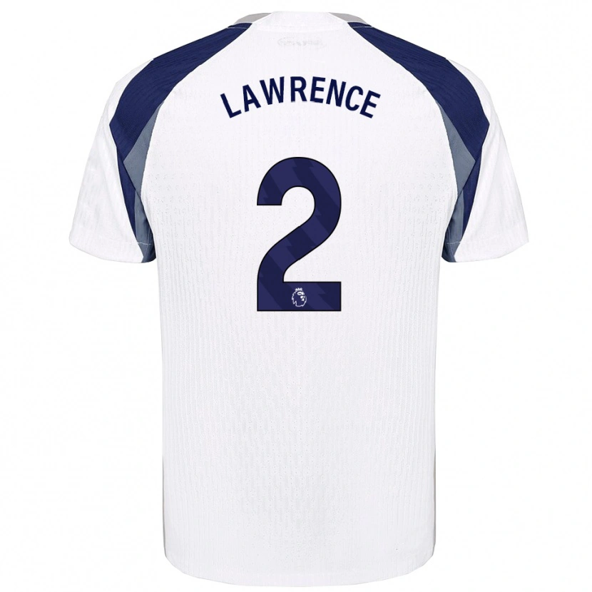 Danxen Kvinder Donte Lawrence #2 Hvid Navy Hjemmebane Spillertrøjer 2025/26 Trøje T-Shirt