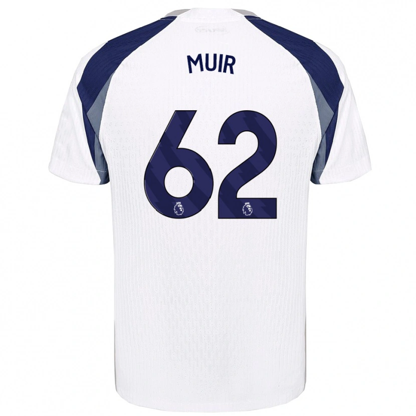 Danxen Kvinder Marqes Muir #62 Hvid Navy Hjemmebane Spillertrøjer 2025/26 Trøje T-Shirt