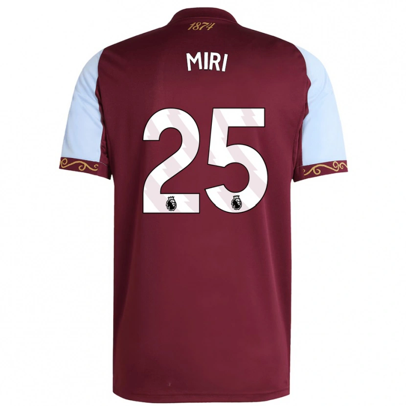 Danxen Kvinder Miri Taylor #25 Bourgogne Himmelblå Hjemmebane Spillertrøjer 2025/26 Trøje T-Shirt