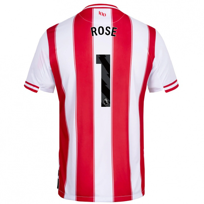 Danxen Kvinder Reggie Rose #1 Rød Hvid Hjemmebane Spillertrøjer 2025/26 Trøje T-Shirt