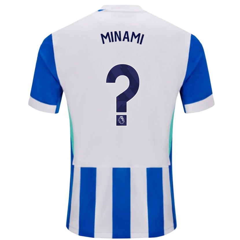 Danxen Kvinder Moeka Minami #0 Blå Hvid Hjemmebane Spillertrøjer 2025/26 Trøje T-Shirt