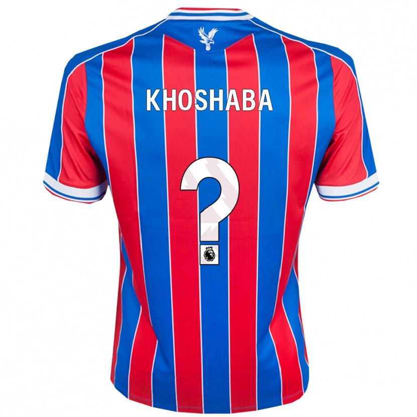 Danxen Kvinder Joseph Khoshaba #0 Blå Rød Hvid Hjemmebane Spillertrøjer 2025/26 Trøje T-Shirt