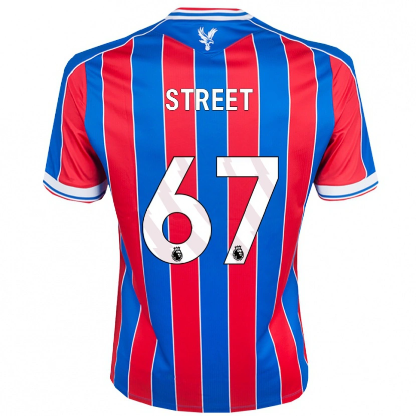 Danxen Kvinder Rob Street #67 Blå Rød Hvid Hjemmebane Spillertrøjer 2025/26 Trøje T-Shirt