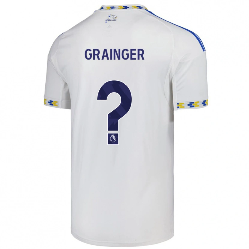 Danxen Kvinder Owen Grainger #0 Hvid Blå Hjemmebane Spillertrøjer 2025/26 Trøje T-Shirt