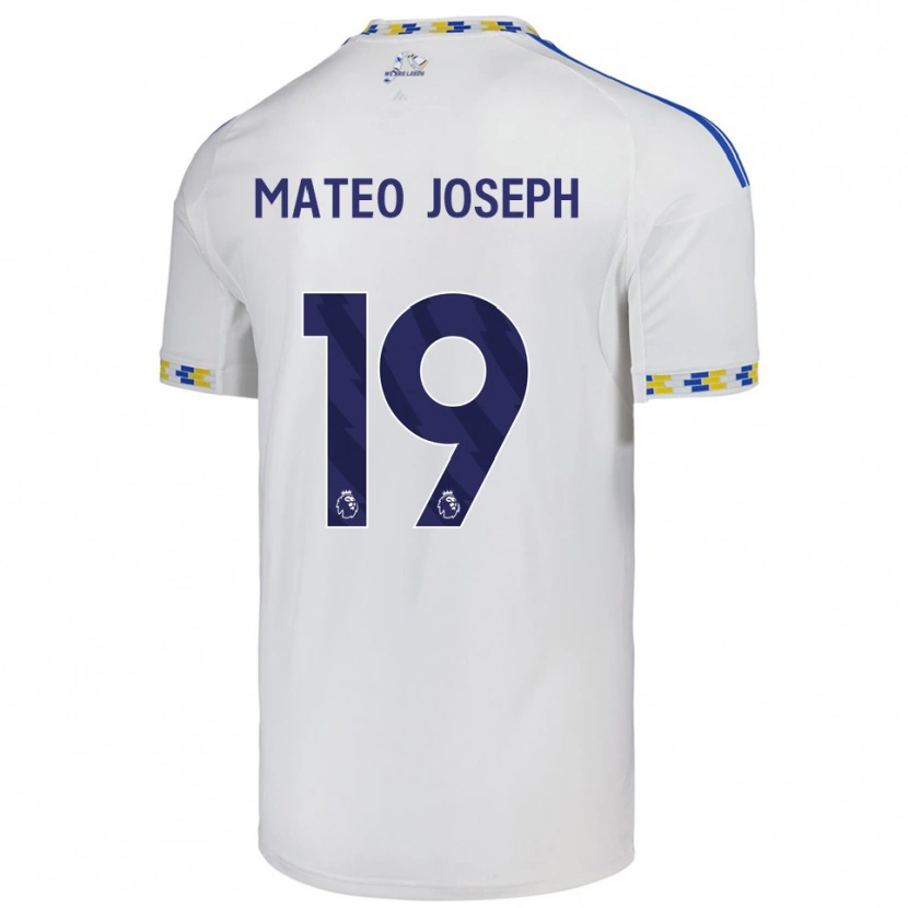 Danxen Kvinder Mateo Joseph #19 Hvid Blå Hjemmebane Spillertrøjer 2025/26 Trøje T-Shirt
