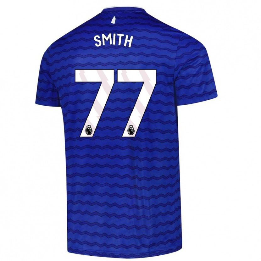 Danxen Kvinder Odin Samuels-Smith #77 Blå Navy Hjemmebane Spillertrøjer 2025/26 Trøje T-Shirt