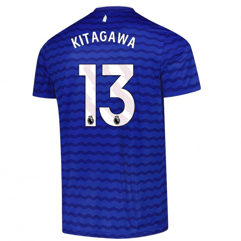 Danxen Kvinder Hikaru Kitagawa #13 Blå Navy Hjemmebane Spillertrøjer 2025/26 Trøje T-Shirt