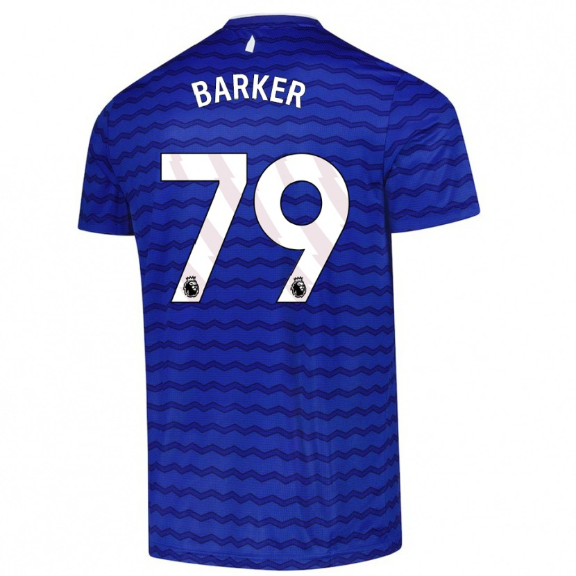 Danxen Kvinder Owen Barker #79 Blå Navy Hjemmebane Spillertrøjer 2025/26 Trøje T-Shirt