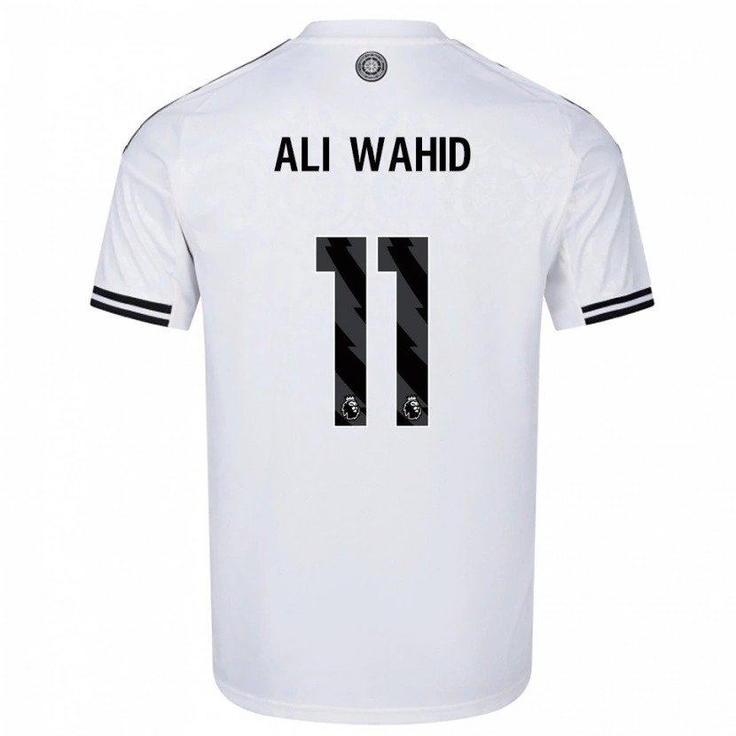 Danxen Kvinder Farhaan Ali Wahid #11 Hvid Sort Hjemmebane Spillertrøjer 2025/26 Trøje T-Shirt