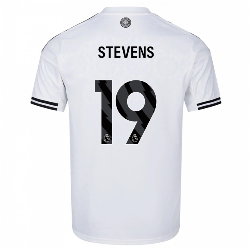 Danxen Kvinder Lily Stevens #19 Hvid Sort Hjemmebane Spillertrøjer 2025/26 Trøje T-Shirt